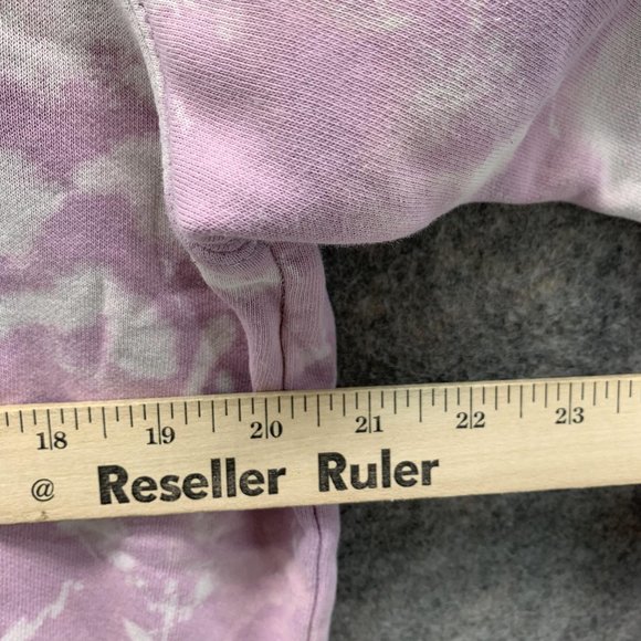 The North Face Sweater Men Small Adult Purple Hooded Pockets Drawstring Outdoors - Picture 6 of 10